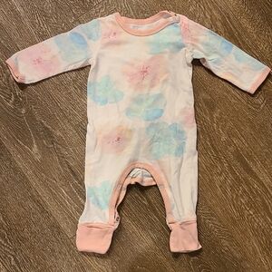 Charming Floral Kids Footie